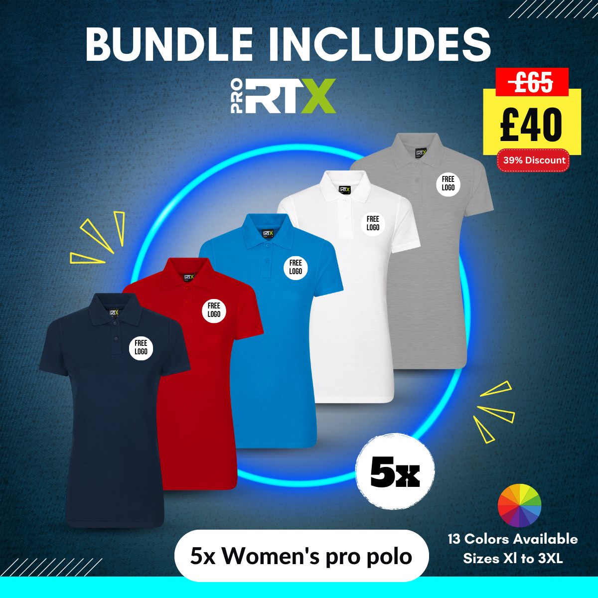 PRO RTX WOMEN'S POLO ESSENTIALS