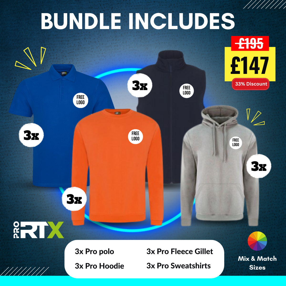 PRO RTX MIX & MATCH WORKWEAR BUNDLE