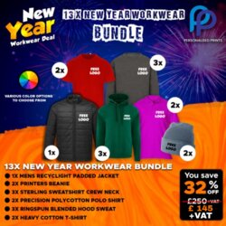 13X New Year Workwear Bundle + Free Logo Included Thumbnail