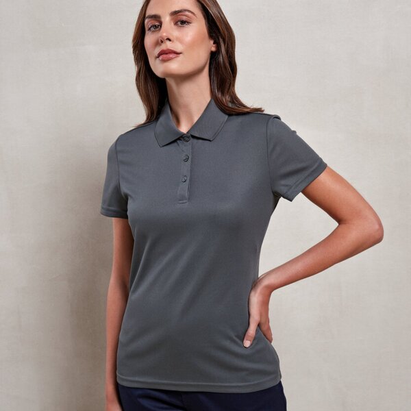 Women’s Spun Dyed Recycled Polo Shirt Thumbnail