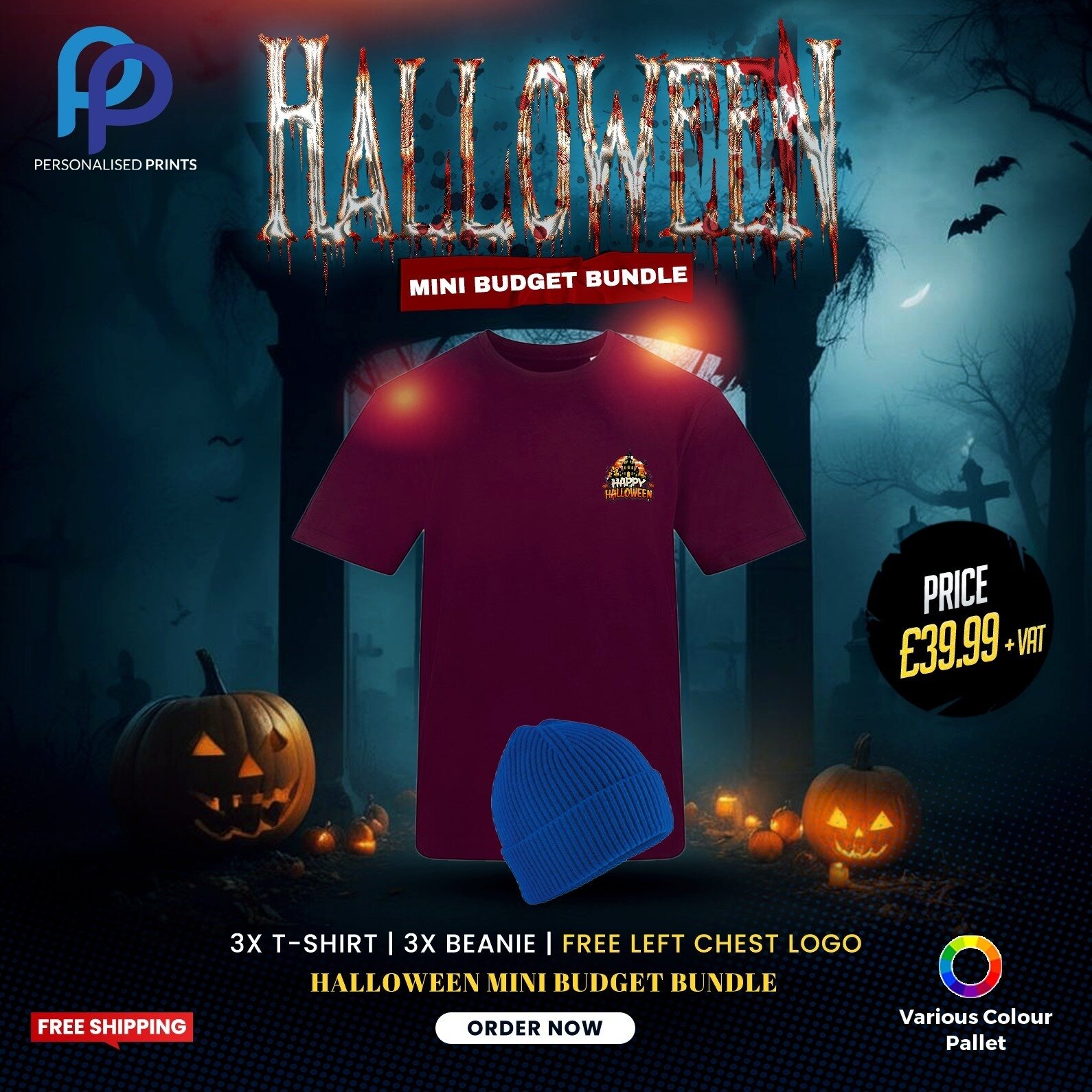 Halloween Mini Budget Bundle + Free Left Chest Logo