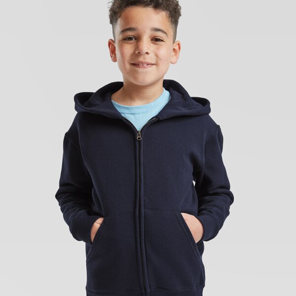Kids classic hooded sweatshirt jacket Thumbnail