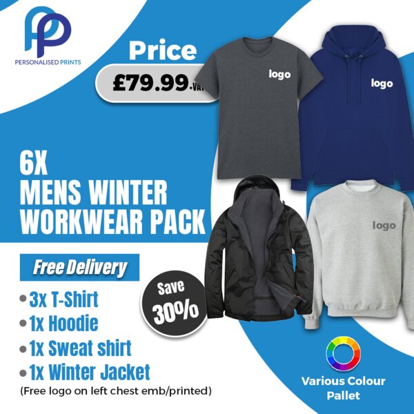 6 X Mens Winter Workwear Pack Thumbnail