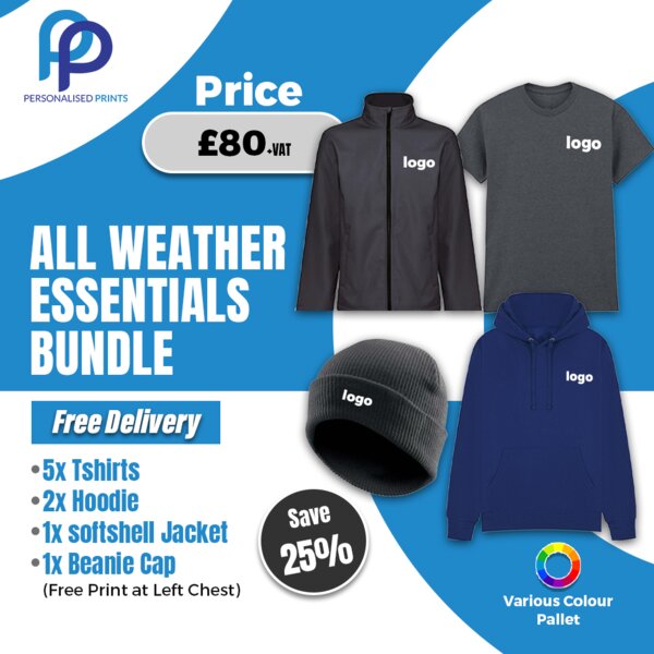 All Weather Essentials Workwear Bundle With Free Logo Thumbnail