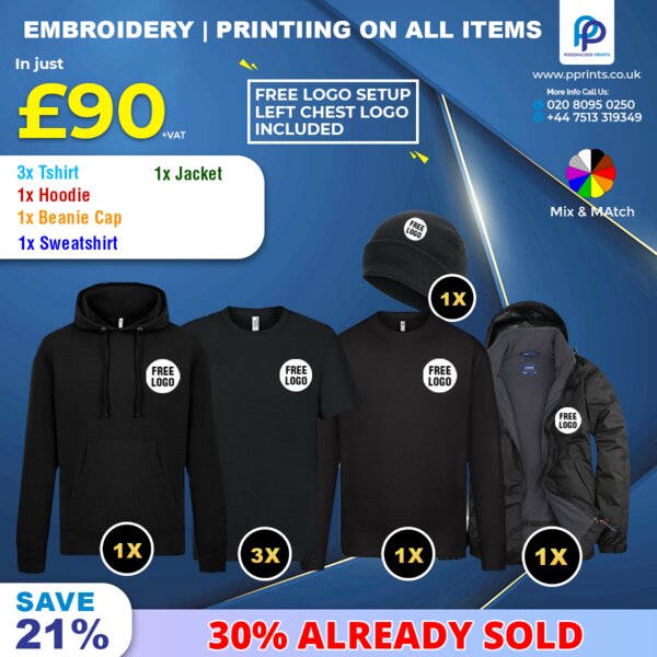 Polar Prestige Winter Comfort Collection with Free Left Chest Logo, Embroidered & Printed Thumbnail