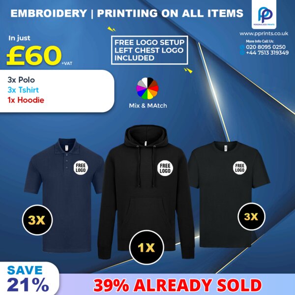 Cozy Comfort Collection Winter Workwear Bundle with Free Left Chest Logo, Embroidered & Printed Thumbnail