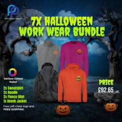 Halloween 7X Work Wear Bundle + Free Left Chest Logo Thumbnail