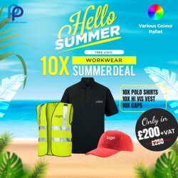 10X Summer Workwear Bundle with Free Logo Thumbnail