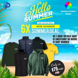 6X Summer Workwear Bundle with Free Logo Thumbnail